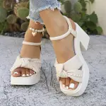 صنادل كاجوال رياضية مريحة وجميلة بأسعار منخفضة بكعب عالٍ، تصميم منصة عالمي مناسب لجميع الفصول، كعب منحدر، نعل سميك، تصميم عصري وشيك، مناسب للشخصية، من الكبار على الإنترنت، جديد، مخصص