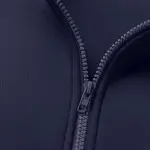 سويت شيرت رجالي بتصميم طباعة عصري وسحاب نصفي، سويت شيرت بياقة قائمة بأسلوب الشارع، سويت شيرت كاجوال بأكمام طويلة وبياقة قائمة