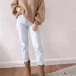 كنزة نسائية ناعمة ومريحة، فضفاضة بتصميم أنيق للخريف والشتاء، مناسبة للحفلات والعطلات والملابس الكاجوال الأنيقة