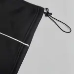 طقم جديد عصري شتوي للرجال مكون من سويت شيرت بغطاء رأس مزدوج وبنطلون واسع الساقين، تصميم عصري مطبوع، طقم سويت شيرت وبنطلون شتوي بسحاب للرجال، طقم سويت شيرت بتصميم بسيط، طباعة بألوان مكعبات هندسية بسيطة وكتل لونية وشعار حروف حضرية بأسلوب عملي