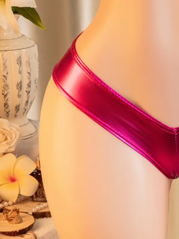 سراويل داخلية نسائية مثيرة على شكل حرف G قطعة واحدة، ملابس داخلية ماجنيتا لامعة بخصر منخفض، ملابس داخلية حارة للسرير، ملابس مثيرة جريئة، ملابس داخلية عارية جذابة وعصرية، قماش ناعم، فتنة منتصف الليل، سراويل داخلية مثيرة على شكل حرف G، ماجنيتا