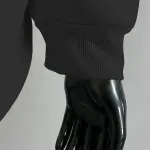 طقم جديد عصري شتوي للرجال مكون من سويت شيرت بغطاء رأس مزدوج وبنطلون واسع الأرجل، تصميم عصري مطبوع، طقم سويت شيرت شتوي بسحاب وبنطلون للرجال، طقم سويت شيرت بسيط بشعار خطي رأسي متصل الخطوط وطبعة بسيطة لخط الذراع