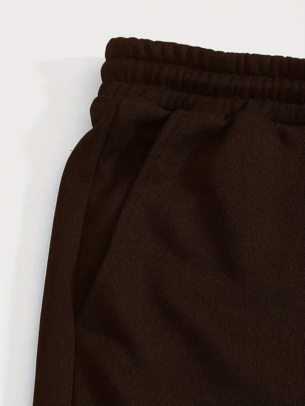 طقم سويت شيرت نسائي كلاسيكي بغطاء رأس ورباط سحب وخصر مرتفع قابل للتمدد مع بنطال رياضي، قصة واسعة، مناسب للملابس الكاجوال الشارعية والتمارين اليومية وتدريبات اللياقة البدنية والملابس الرياضية