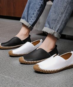 أحذية رجالية متعددة الاستخدامات سهلة الارتداء مع تفاصيل خياطة، أحذية رياضية عادية للرجال، أحذية كاجوال للرجال بمقاس كبير، أحذية أنيقة للرجال، أحذية عتيقة للرجال، أحذية الشركات الرسمية للرجال، حذاء يومي غير رسمي، أزياء قديمة (ريترو)، تصميم كلاسيكي، تفاصيل الخياطة اليدوية، ثقل ووزن خفيف، إطلالة أنيقة ورائعة، أحذية مريحة للمشي اليومي، نمط الحياة الحضرية، لابس المظهر الاحترافي في العمل