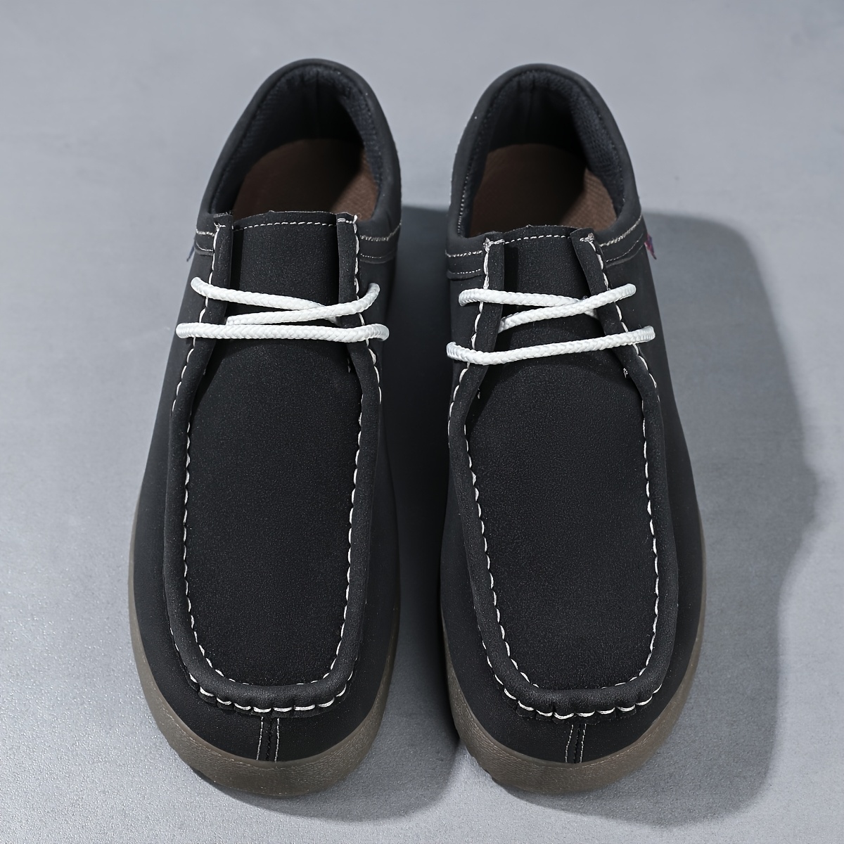 أحذية رجالية من آن ناي، لوفرز كاجوال - لون صلب متعدد الاستخدامات، إغلاق مرن، راحة على مدار العام، نعل مطاطي، تصميم جديد