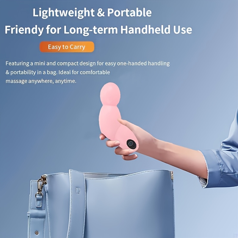 نموذج 2025، مدلك كهربائي للنساء، يتميز بـ 6 إعدادات قابلة للتعديل، شحن USB، بطارية ليثيوم، مناسب لتدليك الجسم بالكامل في مناطق متعددة، سهل الحمل والاستخدام، مثالي لفترات طويلة من الجلوس، وعملاء المكاتب، والطلاب، رائع للياقة البدنية، هدية مثالية للعطلات للنساء.