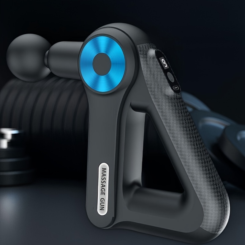 مساج كامل الجسم مع 9 مستويات سرعة قابلة للتعديل و9 رؤوس قابلة للتبديل - USB - مساج الأنسجة العميقة/التايلاندي/الصيني، جهاز محمول للظهر، الرقبة، الساق، الذراع، الورك - سبا للرجال والنساء