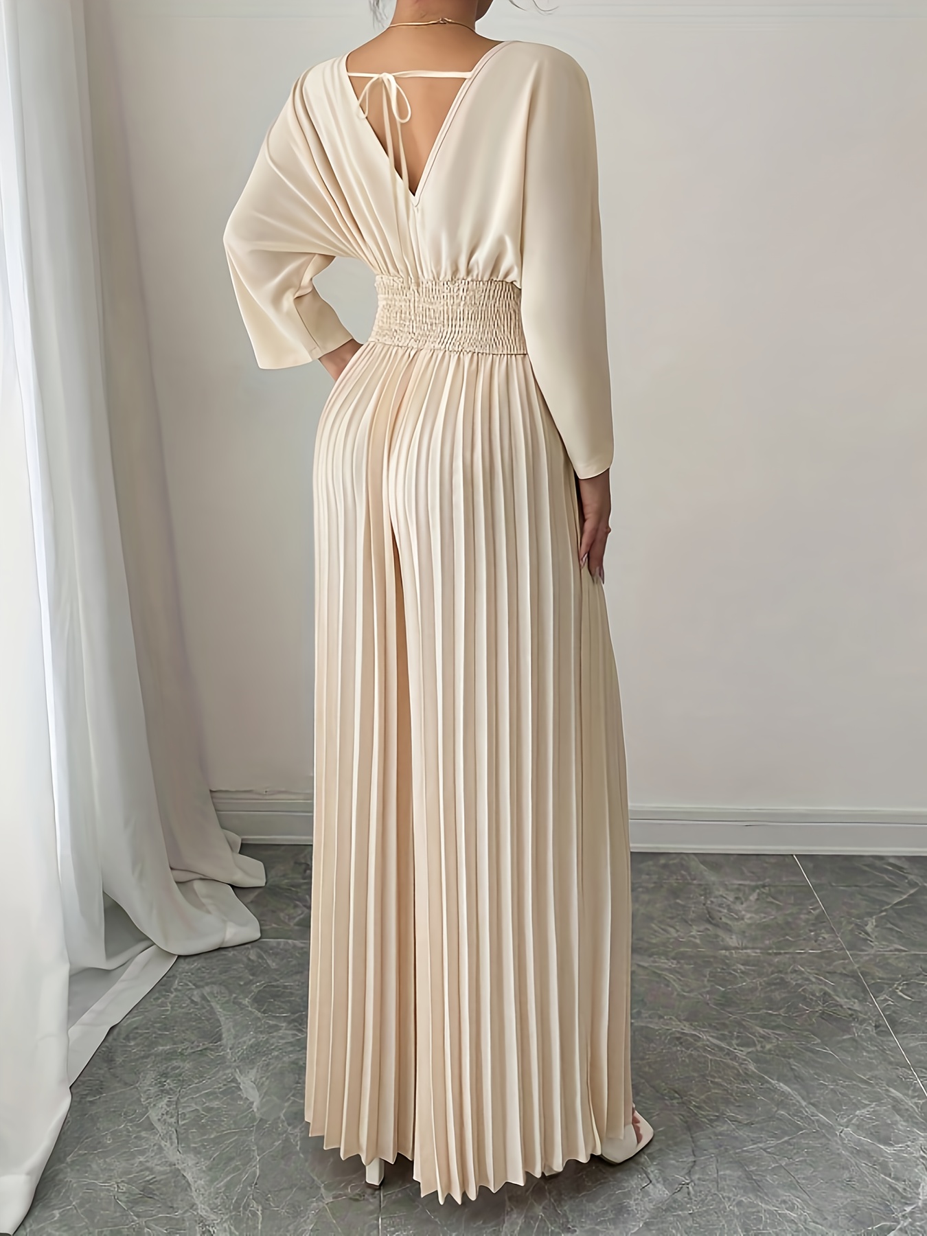 بدلة نسائية أنيقة بيج - LL168 للعمل والمكاتب الرسمية، بنطلون طويل الأكمام واسع الساق بدون مطاط، قابل للغسيل الآلي، بدلة عمل متعددة الفصول، تصميم راقي ومتألق، ملابس عمالية عصرية، خزانة أزياء احترافية