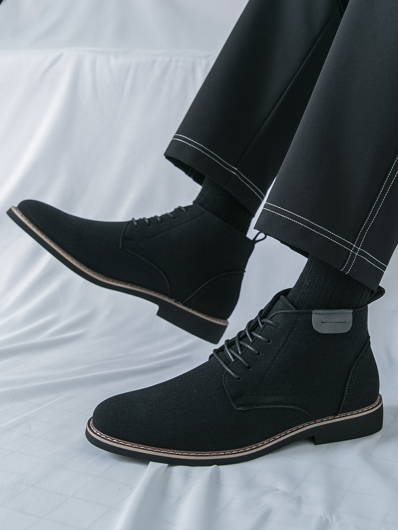 أحذية رجالية رياضية رسمية - نعل مطاطي مضاد للانزلاق، بني للاستخدام اليومي والمكتب والحفلات - أحذية أوكسفورد متينة لكل الفصول، تصميم أنيق وحرفية عالية الجودة، مريحة وعصرية للموظفين