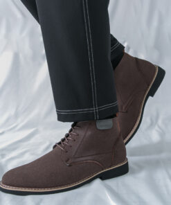 أحذية رجالية رياضية رسمية - نعل مطاطي مضاد للانزلاق، بني للاستخدام اليومي والمكتب والحفلات - أحذية أوكسفورد متينة لكل الفصول، تصميم أنيق وحرفية عالية الجودة، مريحة وعصرية للموظفين