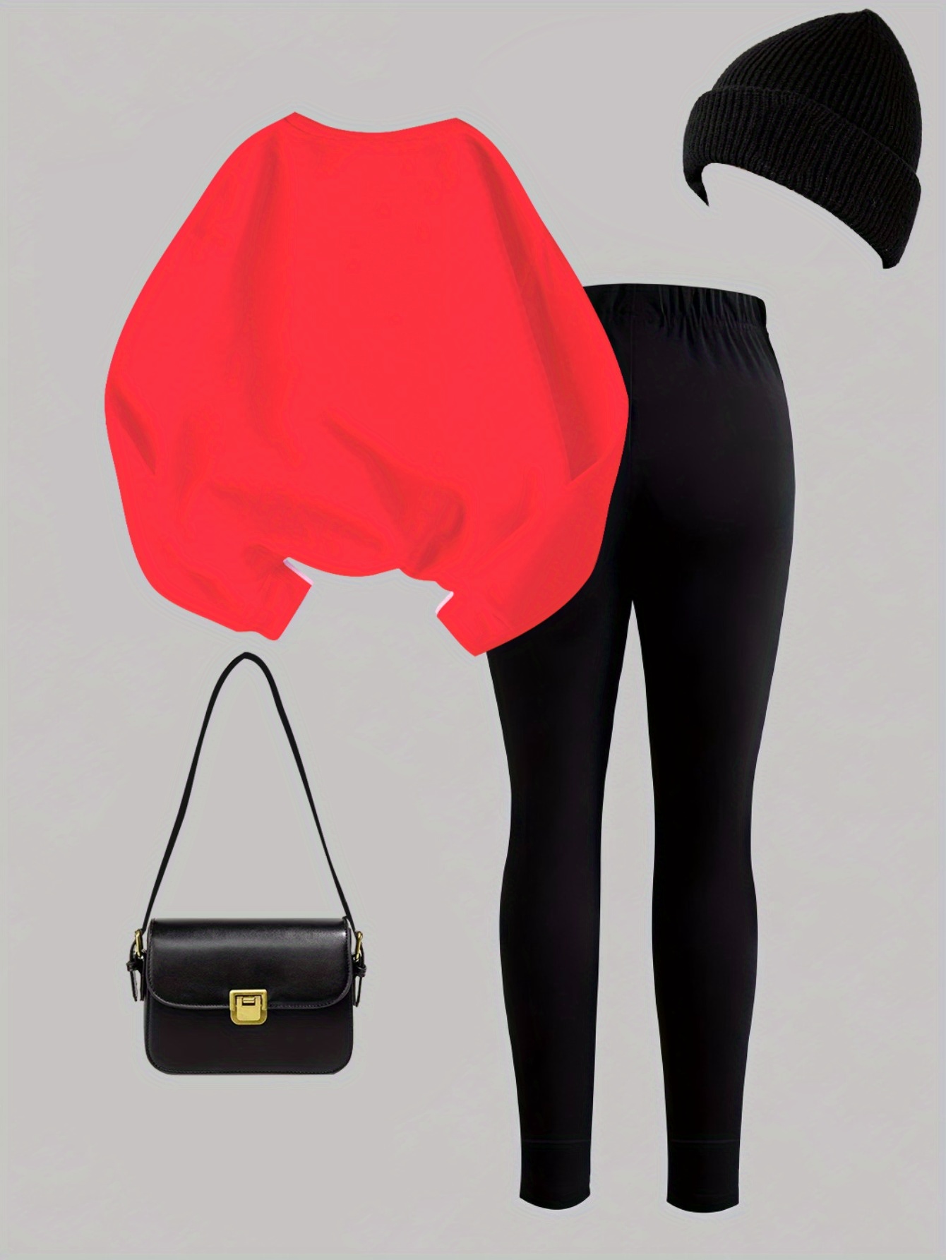 ست نسائي من 2 قطع، هودي بتصميم حروف ديزني وبنطلون رياضي برقبة مستديرة للخريف/الشتاء