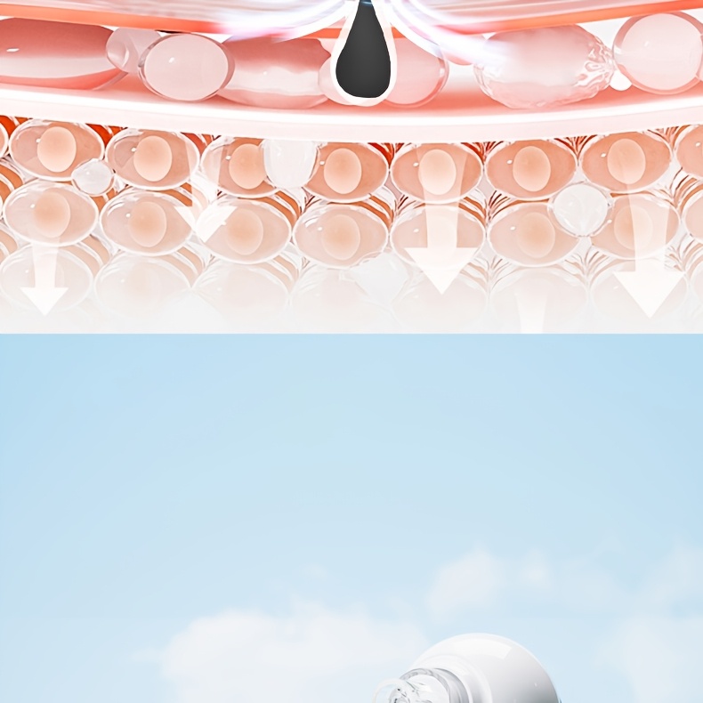 منظف الرؤوس السوداء 6 رؤوس، منظف المسام الكهربائي بالشفط، جهاز تجميل صغير بالفقاعات مع شحن USB، لتفعيل وضع التسخين، اضغط مع الاستمرار على زر الطاقة لمدة 3 ثوانٍ. يحافظ تلقائيًا على درجة حرارة ثابتة 46°C