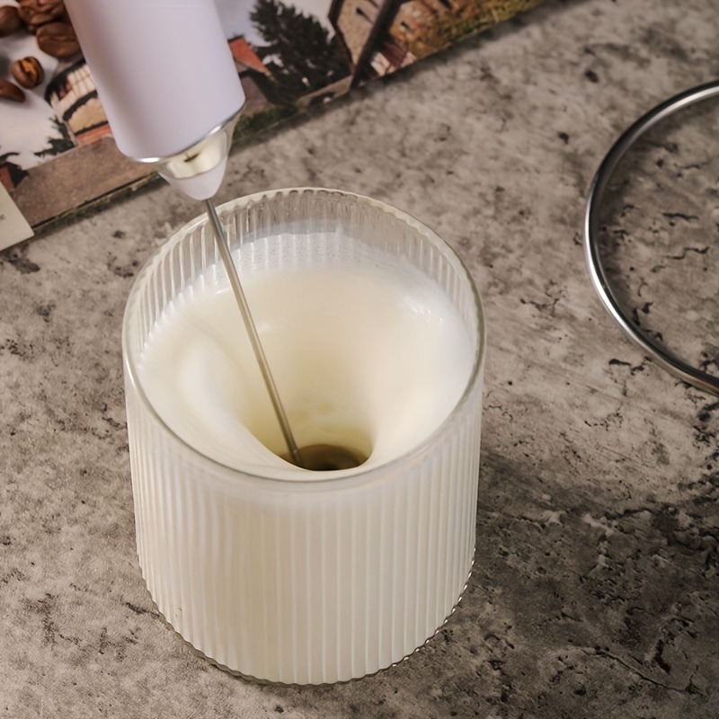 خلاط يدوي قابل لإعادة الشحن عبر USB - 3 سرعات قابلة للتعديل، مع 2 خفاقة من الفولاذ المقاوم للصدأ، خفاقة بيض صغيرة، مناسب للاتيه، القهوة، الكابتشينو، الشوكولاتة الساخنة, صانع الكابتشينو,مضرب القهوة,خفاقة محمولة,أنيق محمول باليد,خفاقة قوية,خفاقة عالية الجودة,خفاقة متعددة السرعات,خلاط يعمل بالطاقة عبر