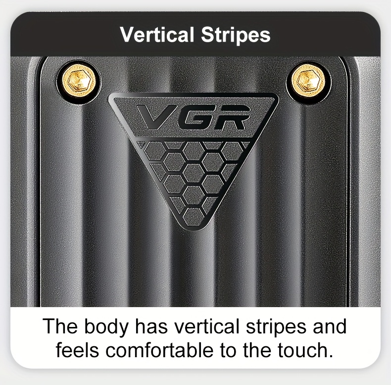 ماكينة حلاقة الفولاذ المعدني الكهربائية اللاسلكية الاحترافية VGR V-363 للرجال - ماكينة حلاقة محمولة قابلة لإعادة الشحن عبر USB مع نظام 3 شفرات، تصميم مريح وبطارية ليثيوم، هدية عيد الحب له، أداة العناية الذكورية، أداة العناية الأنيقة، هيكل متين، ماكي