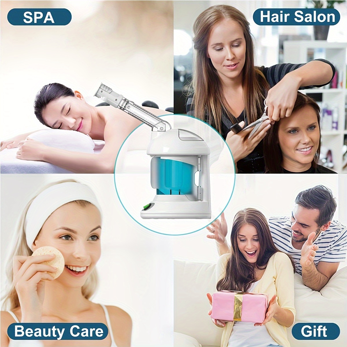 ماكينة رذاذ الوجه الأيونية الاحترافية من KSKIN - جهاز بخار الوجه المحمول مع أوضاع 3 في 1، توافق 220 فولت/110-240 فولت، 3 إعدادات للسرعة، جهاز بخار الوجه للاستخدام المنزلي والصالونات، جهاز بخار الوجه للوجه، تصميم أنيق، هيكل متين, عنايه بالبشره, facial equipment and accessories