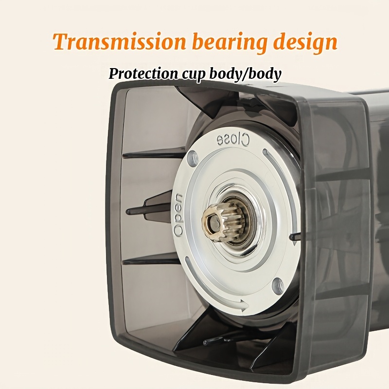 خلاط NIRVA التجاري مع مؤقت - معالج فواكه وثلج أوتوماتيكي عالي التحمل، 28000 دورة في الدقيقة، شفرات من الفولاذ المقاوم للصدأ، تحكم رقمي، قابس أوروبي، جهاز مطبخ | خلاط بتحكم رقمي | هيكل متين، خلاط مطبخ، خلاط محمول، خلاط ومطحنة