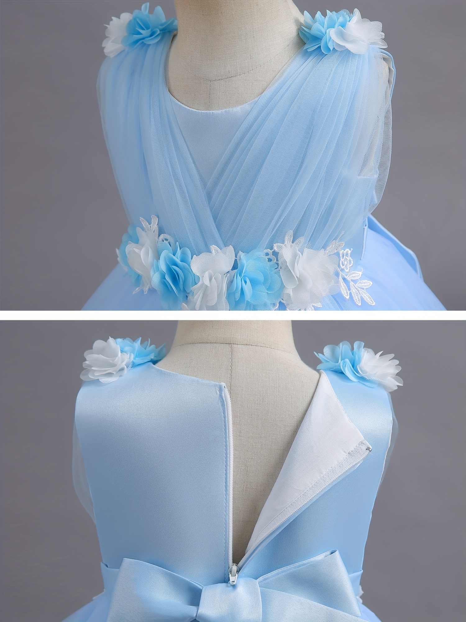 تنورة منفوشة برباط من الدانتيل للبنات الصغيرات، فستان لحفلات أعياد الميلاد، هدية مثالية لأعياد الميلاد