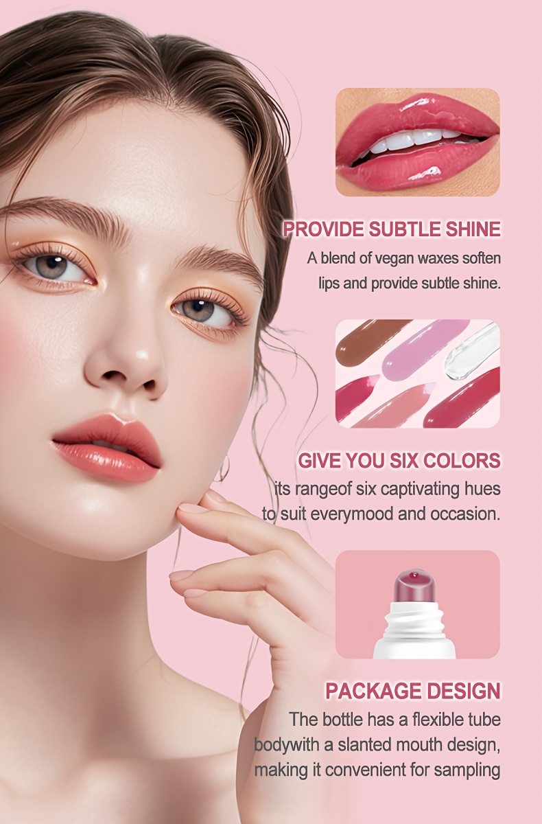 مجموعة ملمع شفاه بـ 30 قطعة / صندوق، 6 ألوان، مع أحمر شفاه سائل لامع، ملمع شفاه مرطب، ملمع شفاه عالي الكفاءة، مضاد للنقل اللامع، مقاوم للماء طويل الأمد، مناسب للنساء - هدية فريدة للسيدات، هدية مثالية لعيد الأم