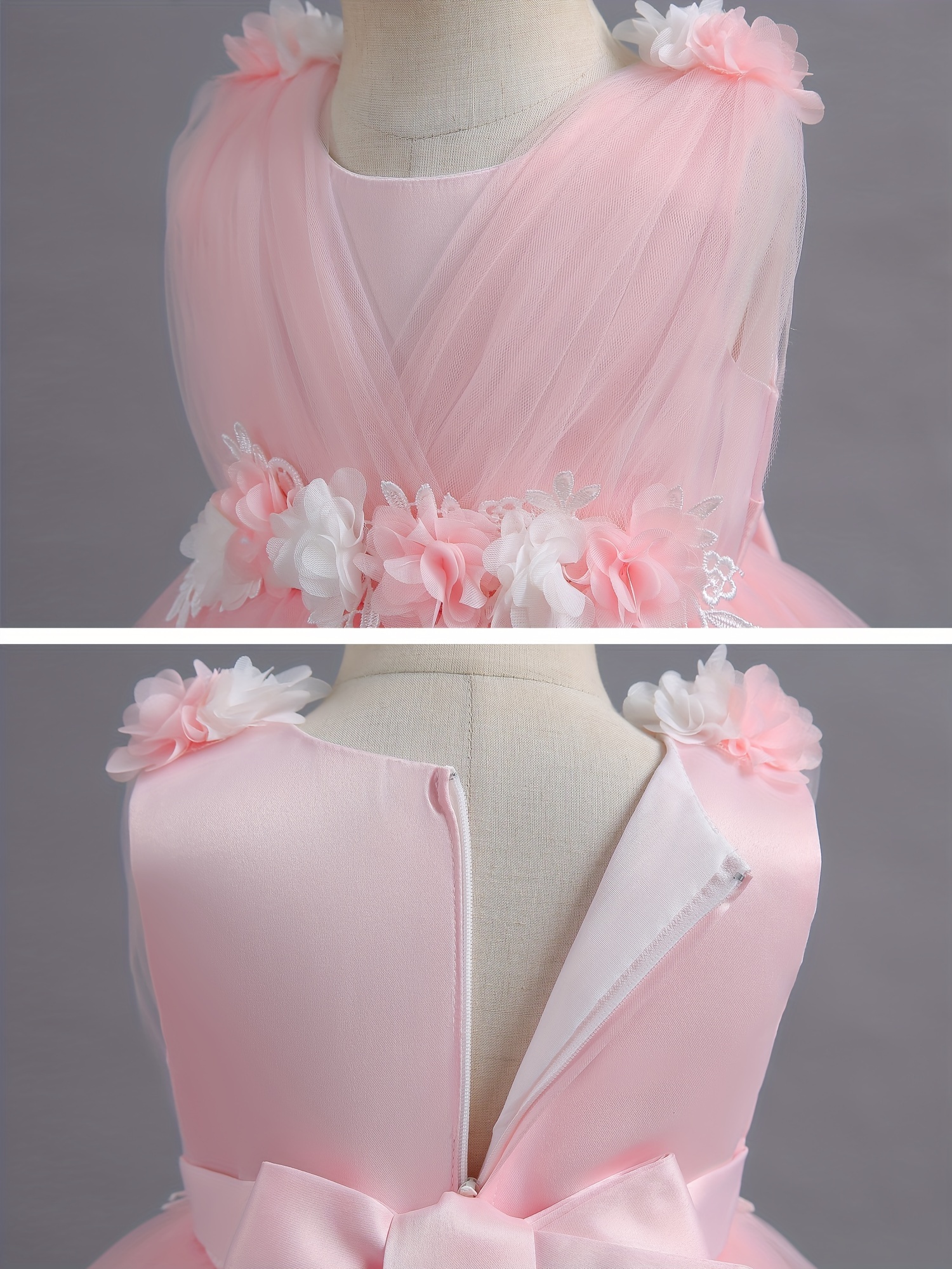 تنورة منفوشة برباط من الدانتيل للبنات الصغيرات، فستان لحفلات أعياد الميلاد، هدية مثالية لأعياد الميلاد