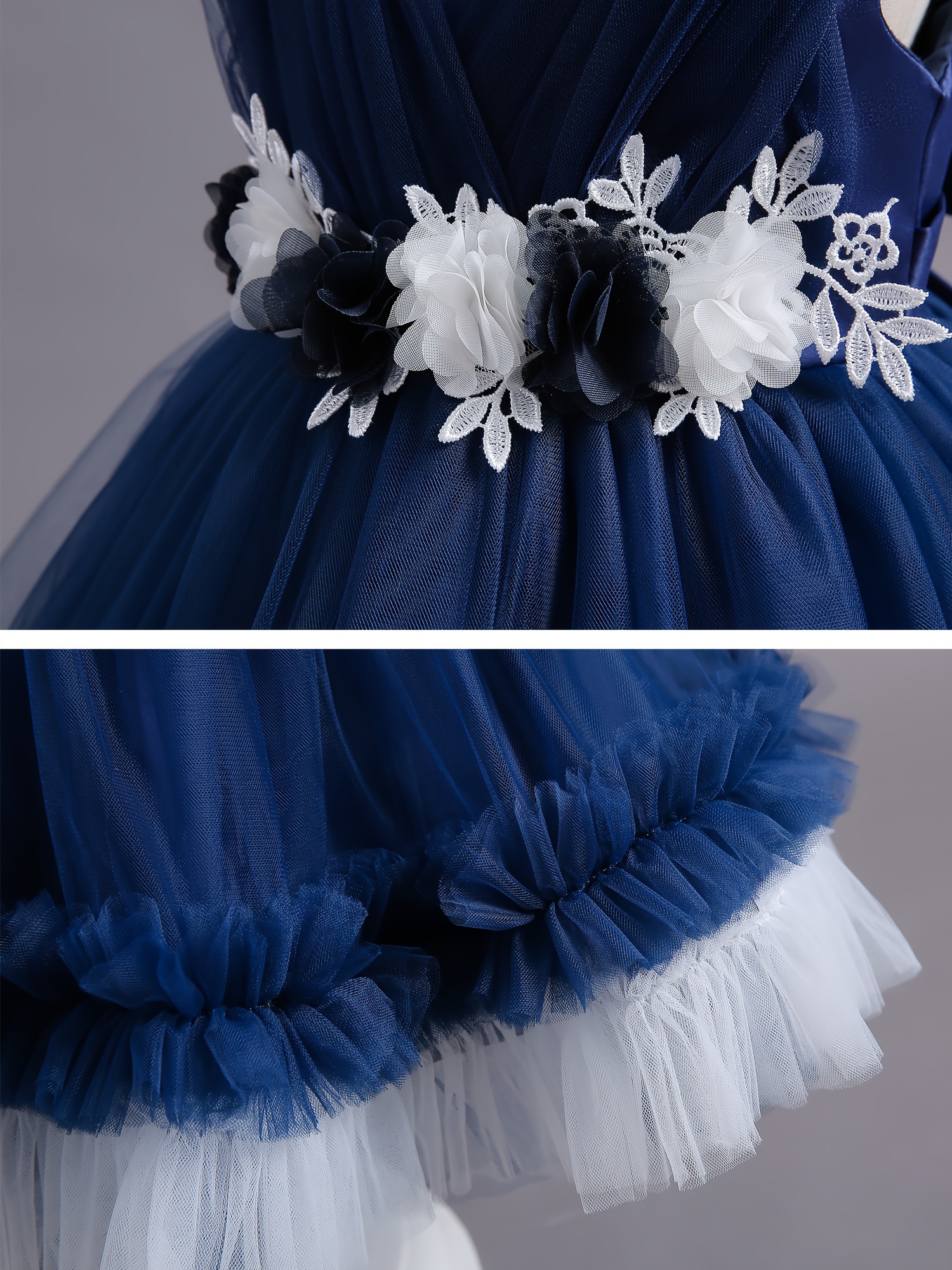 تنورة منفوشة برباط من الدانتيل للبنات الصغيرات، فستان لحفلات أعياد الميلاد، هدية مثالية لأعياد الميلاد