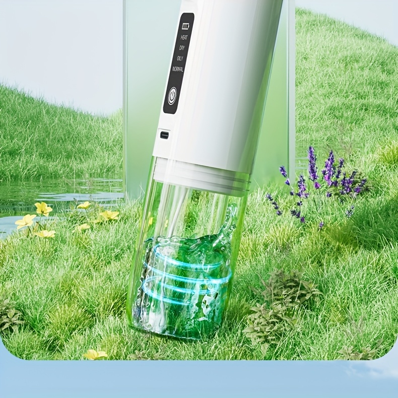 منظف الرؤوس السوداء 6 رؤوس، منظف المسام الكهربائي بالشفط، جهاز تجميل صغير بالفقاعات مع شحن USB، لتفعيل وضع التسخين، اضغط مع الاستمرار على زر الطاقة لمدة 3 ثوانٍ. يحافظ تلقائيًا على درجة حرارة ثابتة 46°C