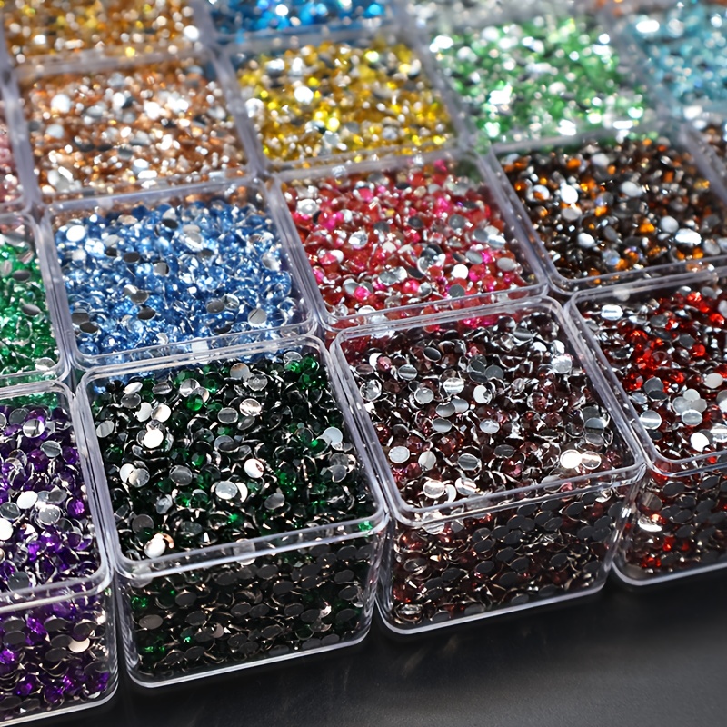 25 لون/24999 قطعة مقاس 3 مم، قاعدة مسطحة مستديرة من الراتينج خماسي الأبعاد، مجموعة ماس لامع يمكنك تركيبها بنفسك. مناسبة لرسومات الماس الإبداعية، قواعد الأطباق، سلاسل المفاتيح، إكليلات، فن الأظافر، إكسسوارات المجوهرات، والمزيد، خرز لصنع المجوهرات، خرز بفتحة كبيرة، لوازم فن الأظافر، تعليقة/جسم لامع للأظافر، زينة للأظافر