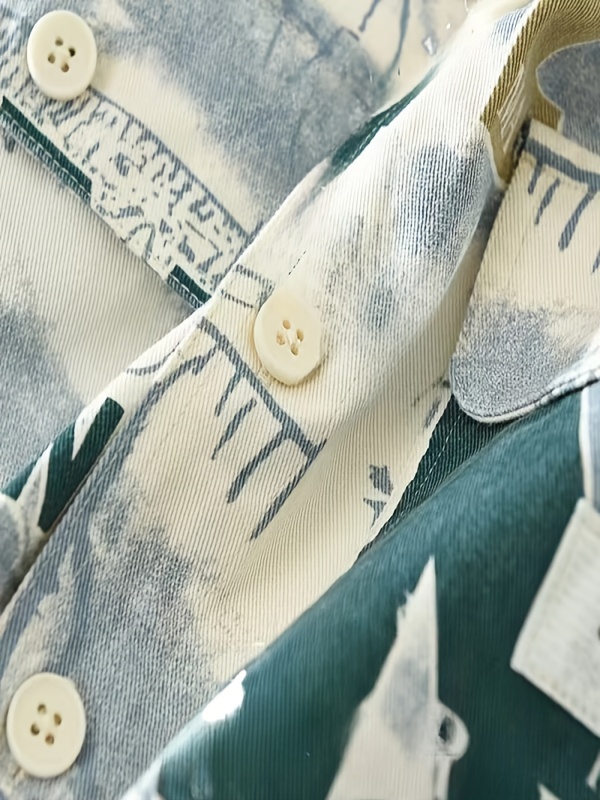 جاكيت قميص بأكمام طويلة للأولاد المراهقين - بليزر فضفاض بأزرار، بيج/رمادي/أسود/أخضر/أبيض، قابل للغسل في الغسالة، ملابس رسمية وعادية للمدرسة والمكتب والاستخدام اليومي - أزياء الربيع، تصميم فني، سهل العناية، قطعة متعددة الاستخدامات للشباب