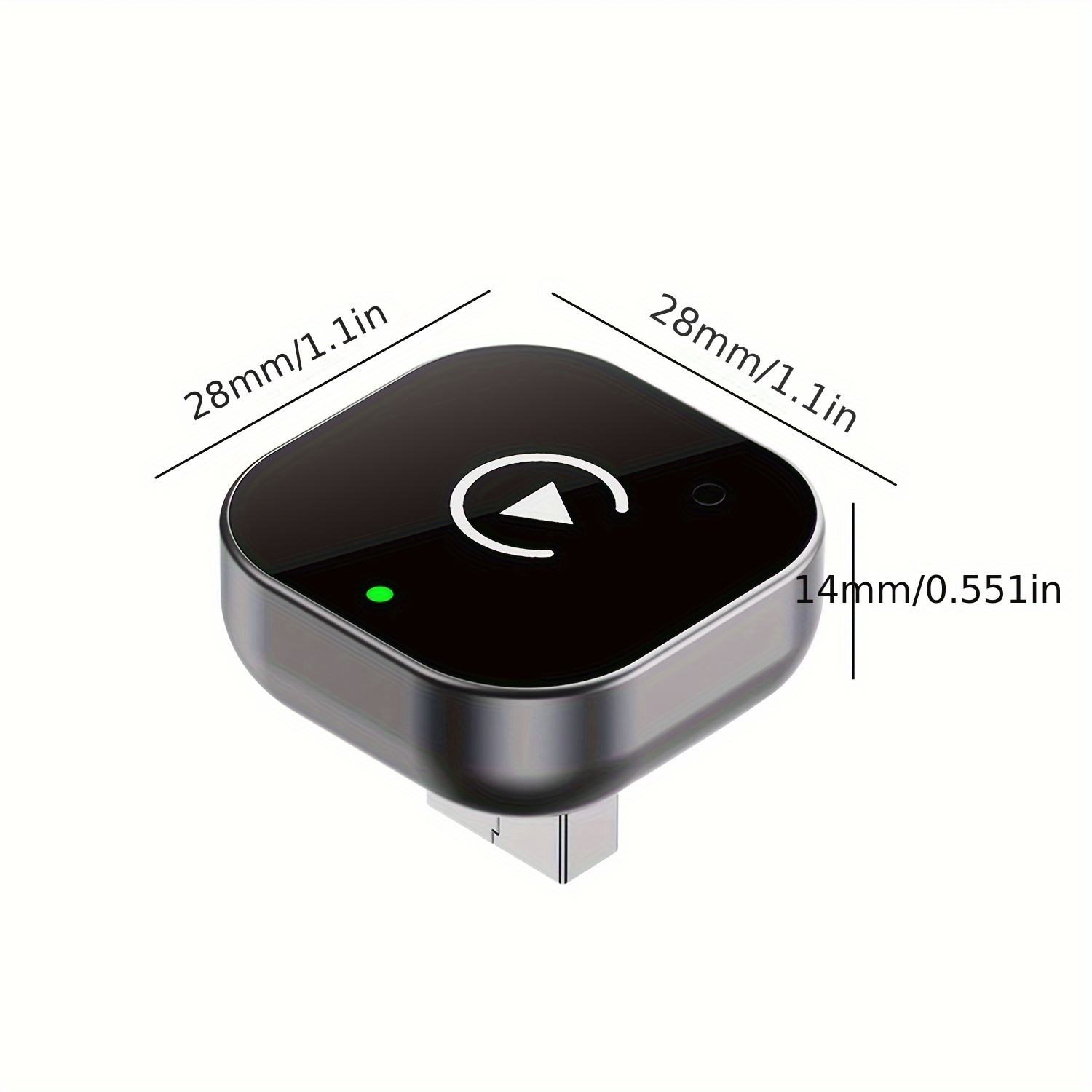 محول CarPlay و Android Auto لاسلكي 2 في 1 - محول CarPlay Dongle Converter سهل الإعداد والتشغيل، توصيل تلقائي سريع، بدون تأخير، تصميم مدمج لهواتف for iphone و Android مع منفذ USB/USB-C (أسود)، محول Carplay لاسلكي، ترقية صوت السيارة، ملحقات السيارة الحديثة، إلكترونيات عالية الجودة، بدون بطارية