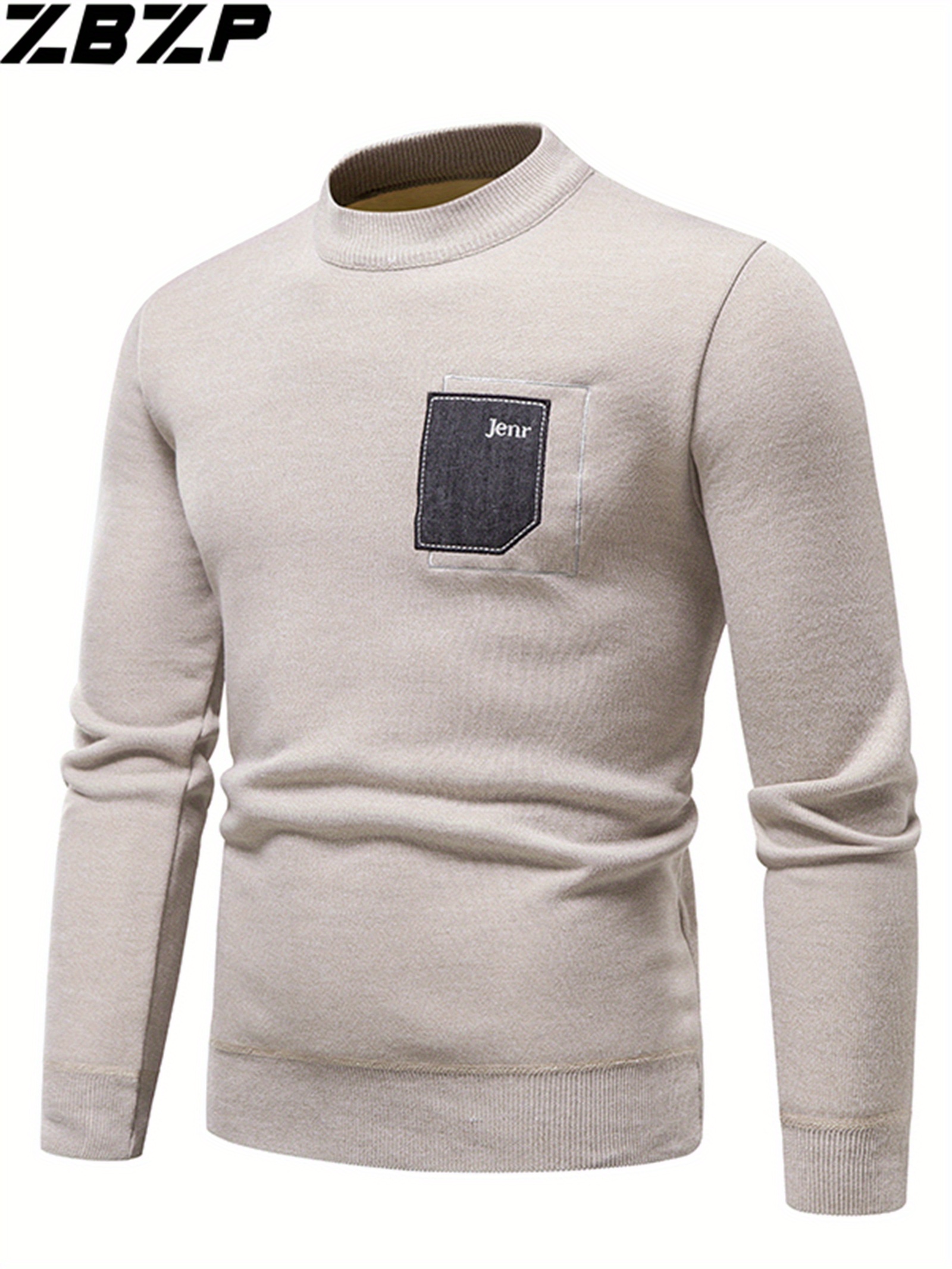 سترة رجالية سميكة بسحاب كامل - بيج/بني/أسود/أزرق داكن/رمادي/أبيض - سترة شتوية ثقيلة للملابس الكاجوال والرسمية - سترة سهلة العناية للاستخدام اليومي أو المناسبات الرسمية، سترة مبتكرة، سترة رجالية عالية الجودة، سترة شتوية مخططة للرجال، سترة رجالية بمقاسات كبيرة