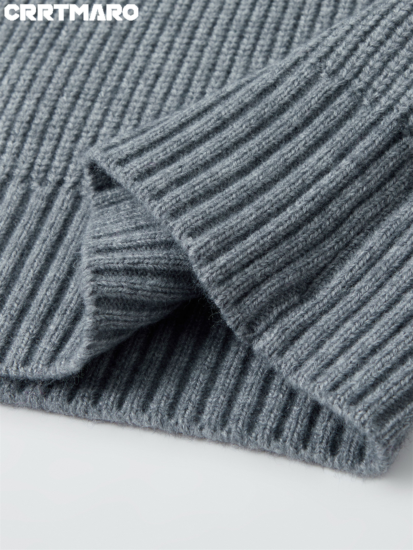 كنزة رجالية أنيقة بياقة عالية من CRRTMARO - ناعمة / أحمر / - قصة فضفاضة، إغلاق بأزرار من الأمام - دفء شتوي - ملابس كاجوال ورسمية - قابلة للغسل في الغسالة، تريكو، ملابس شتوية، تريكو كلاسيكي، تريكو أنيق، عشاق الموضة