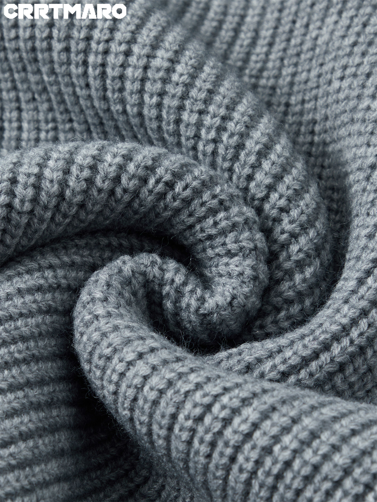 كنزة رجالية أنيقة بياقة عالية من CRRTMARO - ناعمة / أحمر / - قصة فضفاضة، إغلاق بأزرار من الأمام - دفء شتوي - ملابس كاجوال ورسمية - قابلة للغسل في الغسالة، تريكو، ملابس شتوية، تريكو كلاسيكي، تريكو أنيق، عشاق الموضة