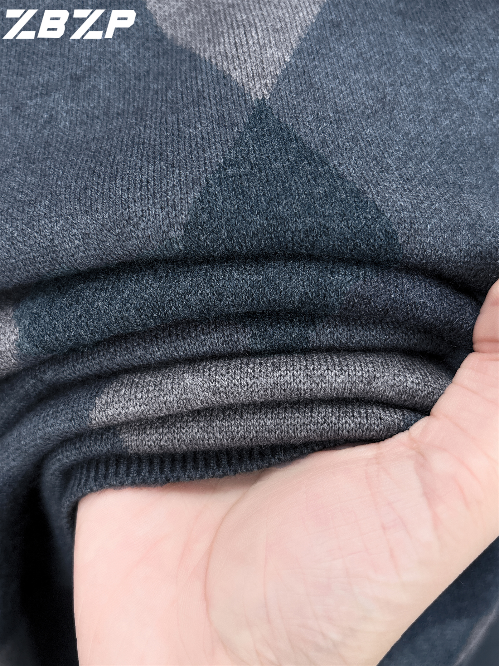 سويتر رجالي جديد للخريف والشتاء من ZBZP، بلوزة دافئة بقلب متوسط للاستخدام اليومي للرجال في منتصف العمر